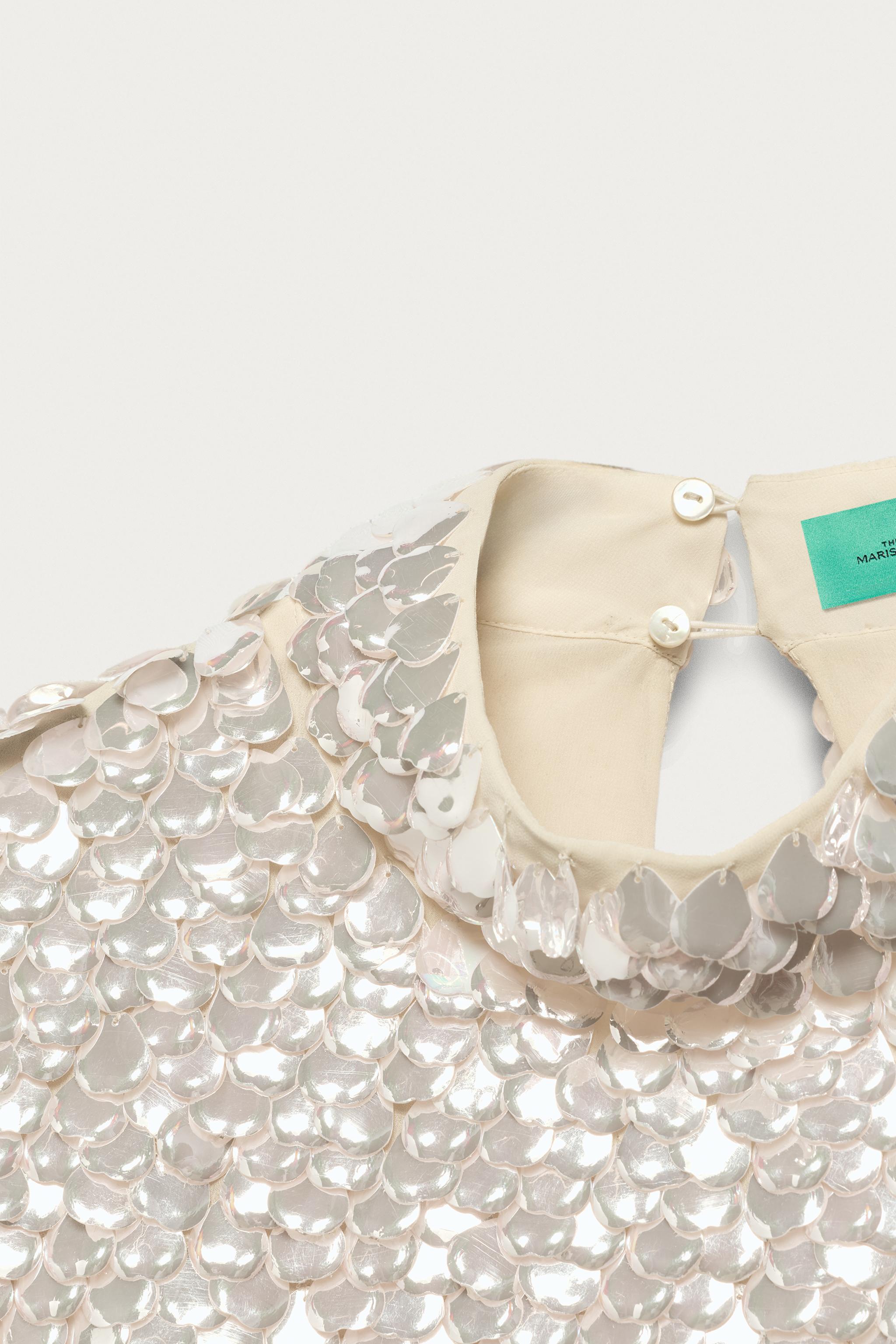 MARISA BERENSON X ZARA SEQUIN TOP